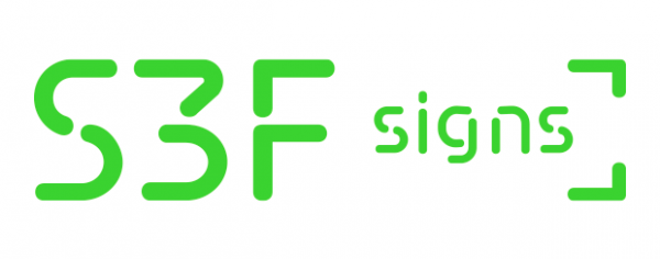 S3F Signs logo