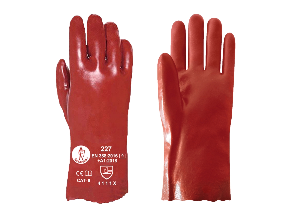 Luva de PVC C/Suporte Algod�o 27cm image