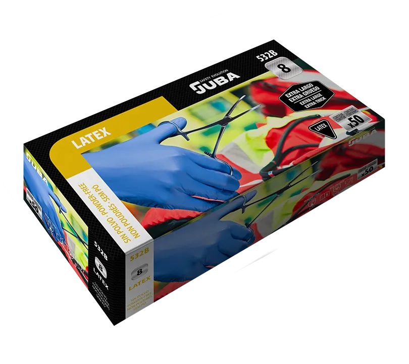 LUVA EM L�TEX EMERG�NCIA T�CNICA 50un. image