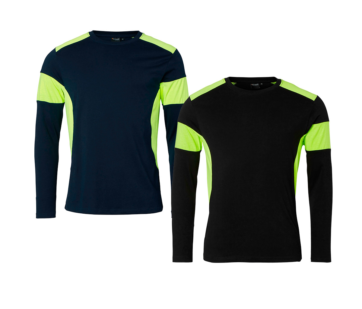 T-Shirt Manga Comprida com contraste AV 100% Algod�o image