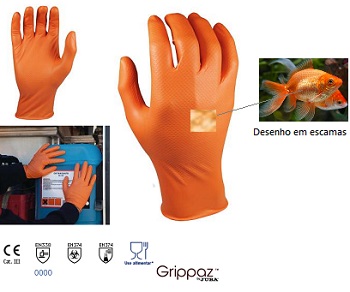 Luvas de Nitrilo  Descart�veis - caixa 50 un. image