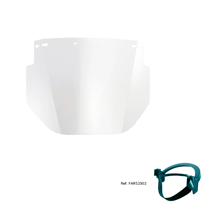 Viseira acetato incolor. Supervizador de risco el�trico image